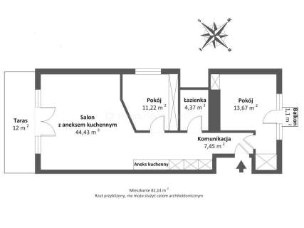Nowoczesny loft z tarasem i balkonem garaż w cenie