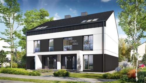 Mieszkanie 110 m2 piętro poddasze - duży taras 