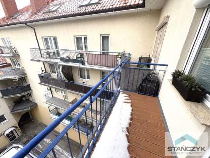 Słoneczny Apartament 25 m2   Duży balkon   Blisko