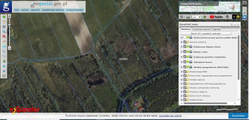 DZIAŁKA ROLNA BEZ WZ 3800 M2 OK. JEZIORA ŁĄKIE