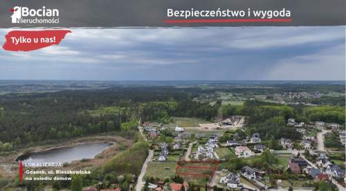 Duże, płaskie, słoneczne, uzbrojone działki-Gdańsk