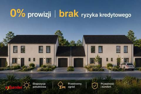 Odbiór sierpień 2026 Garaż Południowy ogród 180 mkw 0% PROW