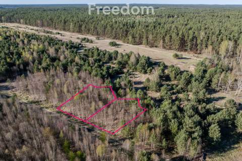 Działki budowlane w okolicy lasów i jeziora