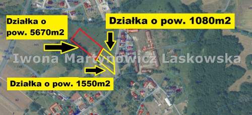 Działki w Mlecznie