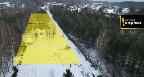DZIAŁKA W PIĘKNYM ZACISZU LASU