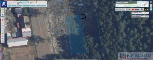 Działka budowlana Dąbrówka Wyłazy 980m2