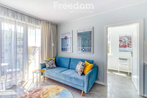 Apartament 2 pokoje Penelopa Silver balkon