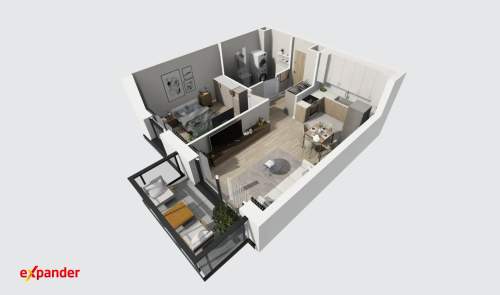Gotowe do odbioru Duży salon 23 m Balkon