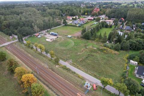 Działka inwestycyjna z mediami MN/U tuż pod Łodzią