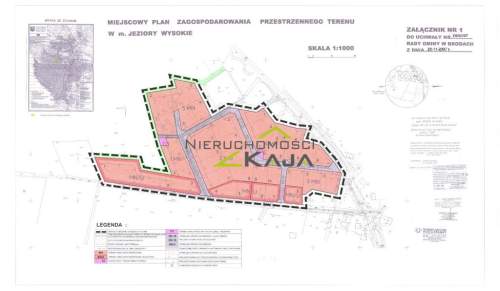 Działka niedaleko Pałacu Bruhla w Brodach