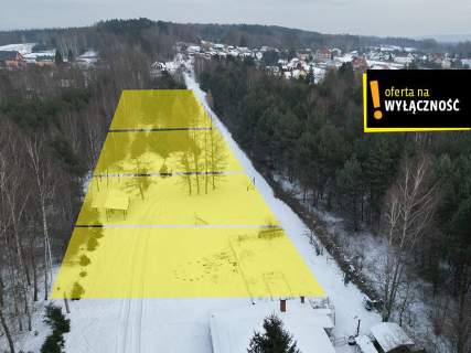 DZIAŁKA W PIĘKNYM ZACISZU LASU