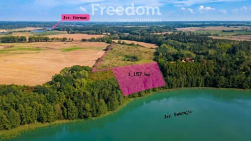 Urokliwa działka nad Jeziorem w Mokinach