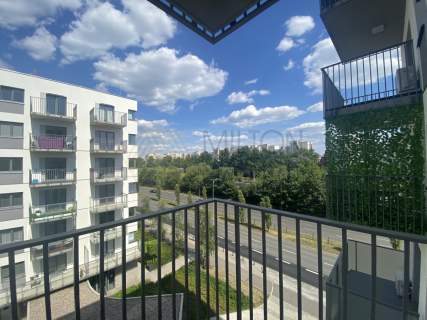 Nowy blok Metro Miejsce postojowe Balkon