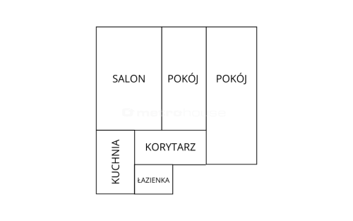 Mieszkanie 3 pokoje Błonie 47 m blisko pkp