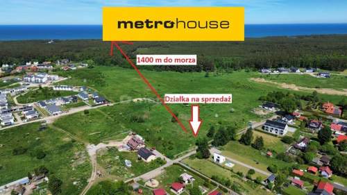 HIT Działka budowlana 1015 m 1,4 km od morza