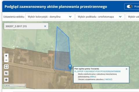Działka budowlana na sprzedaż, 949 m2, Trzcianka
