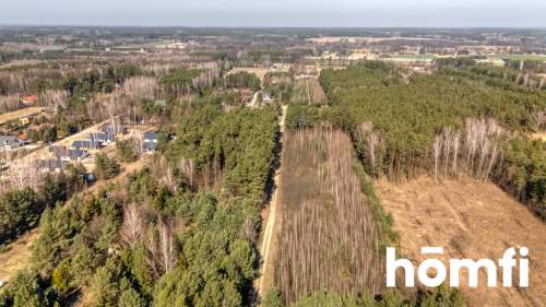 Rosanów - Zalesiona działka budowlana 2500 m2