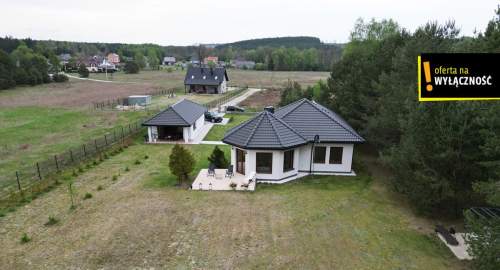 Parterowy dom premium 2 tarasy dom gościnny