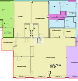 Śródmieście, biuro 191,36m2 do wynajęcia