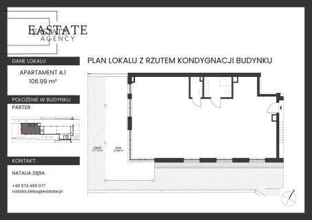 Prestiżowy apartament 107m2 z ogrodem / Orłowo
