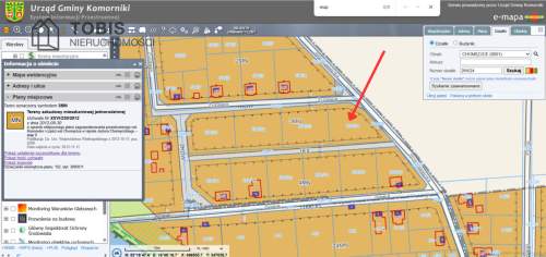 Działka budowlana w Chomęcicach I MPZP