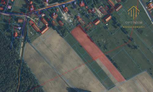 Duża działka budowlana w Świerkocinie, Olsztynek