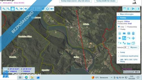 Działka BUDOWLANA, Bieszczady, Bóbrka, k. SOLINA