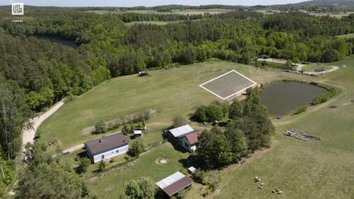 Gołubie Działka 1501 m przy jeziorze Zamkowisko