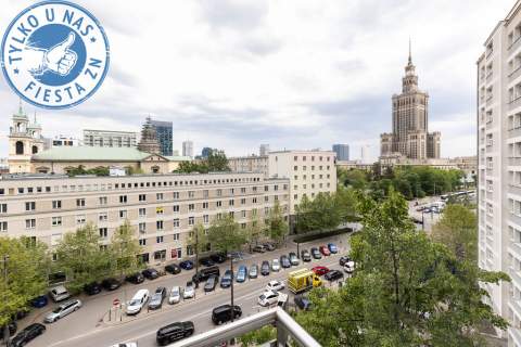 2 pokoje w centrum obok Pałacu Kultury