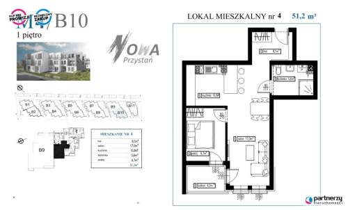 Nowe mieszkanie w Rumi pow 50m2