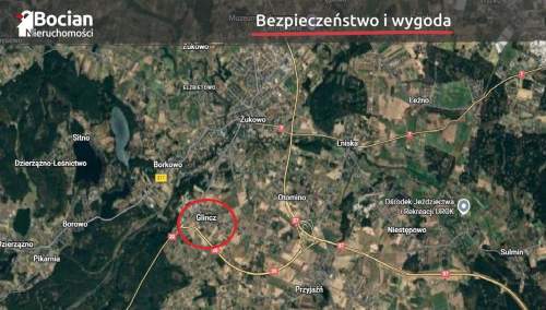Duża działka na osiedlu pod lasem - Glincz 