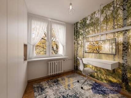 Nowy Dwór Maz. 47m2 3 pokoje z gabinetem balkon