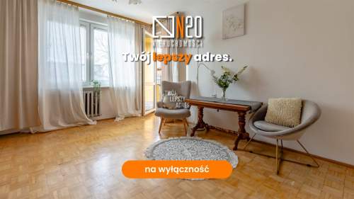 Mieszkanie 3 pok. oddzielną kuchnią 46,20 CENTRUM