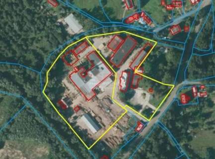 Działający tartak z parkiem maszynowym, możliwy podział