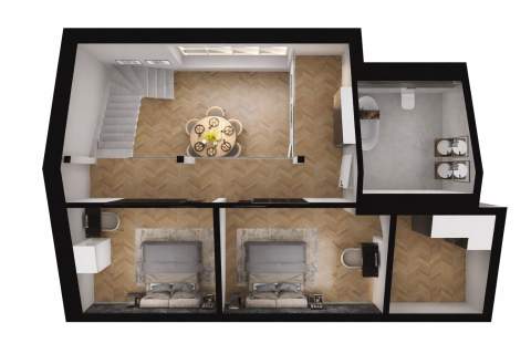 DWUPOZIOMOWY APARTAMENT - UL. WENECJA - 122,05 M2