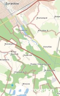 Działka Olszówka blisko Mszczonów Żyrardów SunTago