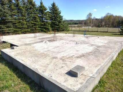 Kosobudy Roztocze działka budowlana 1116 m2 media z fundamentem...