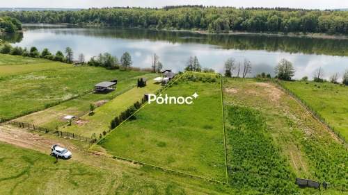 Siedliska działka z linią brzegową jeziora Sunowo