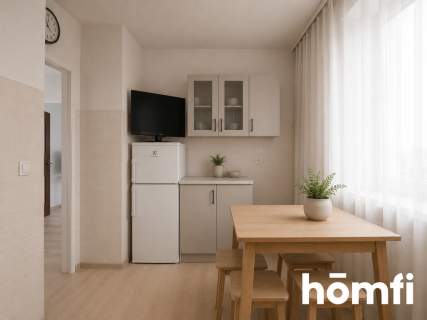 Jasna kawalerka - balkon i osobna kuchnia Bieżanów