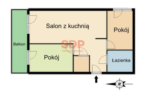 nowe budownictwo, gotowe do wprowadzenia, eleganckie 3 pokoje