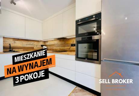 Na wynajem nowoczesne 3-pokojowe mieszkanie 48 m2