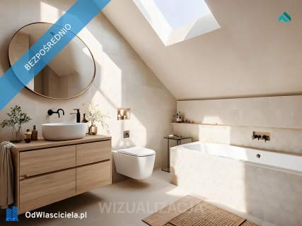 Nowy dom w stanie deweloperskim z działką