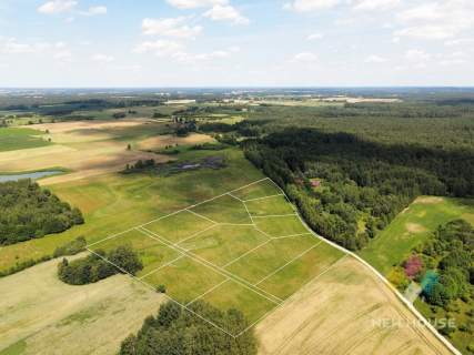 Działka w malowniczej okolicy, 15 km od Olsztyna