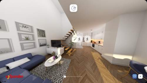 JAR 3 POKOJE 62,50 m2 Z ANTRESOLĄ 2 BALKONY