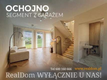Segment narożny z ogrodem i garażem Ochojno