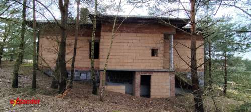 Dom willa do skończenia nad jeziorem Anastazewo duża działka...