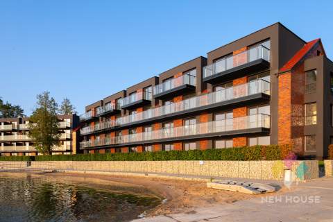 Apartament na Szlaku Wielkich Jezior z ogródkiem