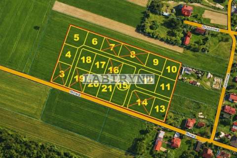 Budowlana 1132m2, 20x57, z planem miejscowym