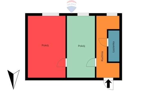 2 pokoje w centrum Łodzi remont i potencjał