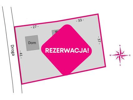 Dom z dużą działką 23 ar Dynów ul. Polna